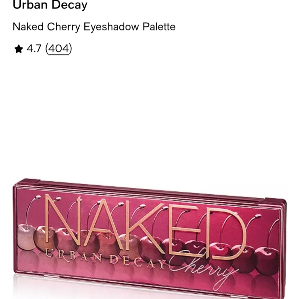 Naked Cherry Eyeshadow Palette - Cherry Hues